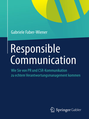 cover image of Responsible Communication